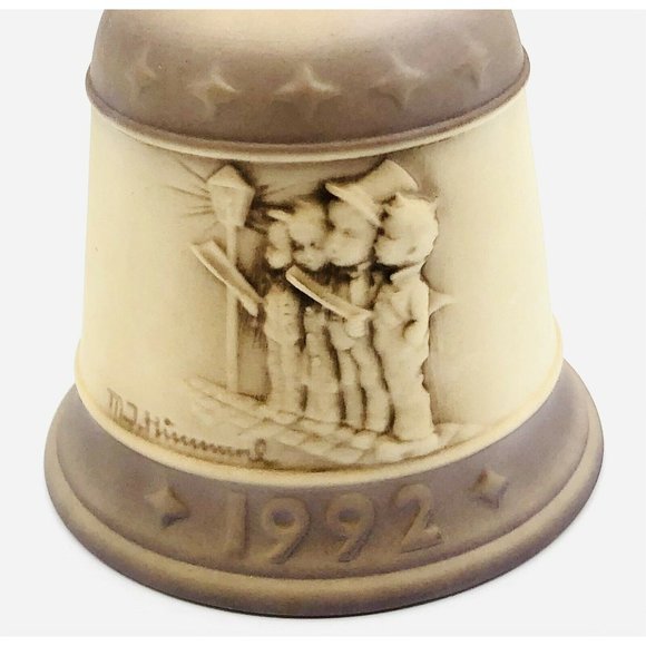 Hummel by Goebel 1992 Harmony in Four Parts Annual Christmas Bell Series1  3"H - Picture 5 of 11